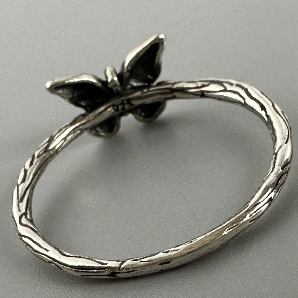 Sterling Silver Butterfly Ring